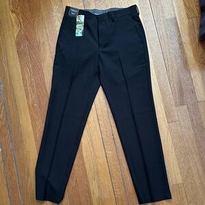 Haggar Classic Black Dress Pants for Men